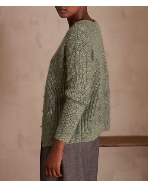 Cardigan in maglia Caddy Leaf