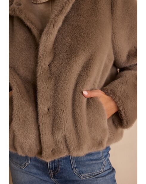 Delice helltaupefarbene Jacke