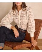 Chemisier Camomille broderie naturel