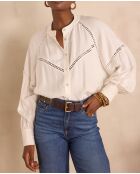 Blouse Belinda broderie écrue