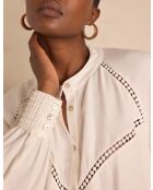Blouse Belinda broderie écrue