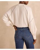 Blouse Belinda broderie écrue