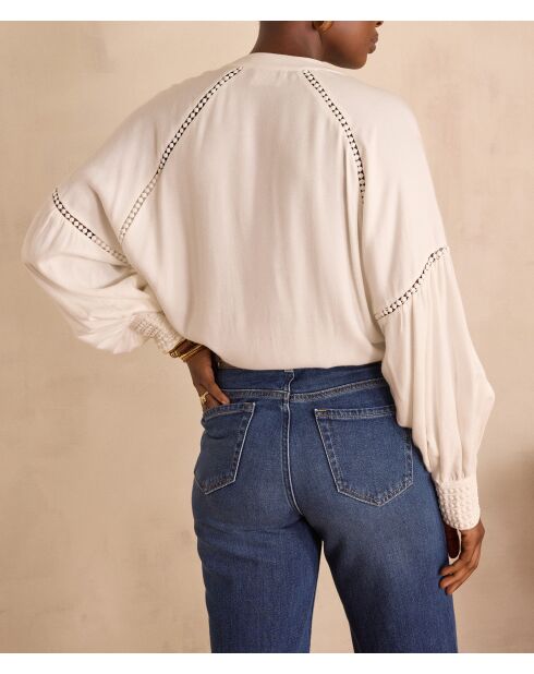 Blouse Belinda broderie écrue