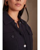 Corentin marineblaue Strickjacke