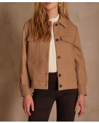 Felle beige fantasiejas