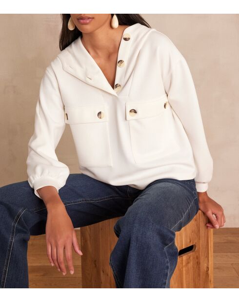 Cadix crèmekleurige sweater