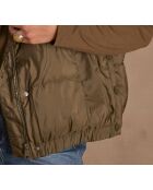 Mouwloze jas Athena olive