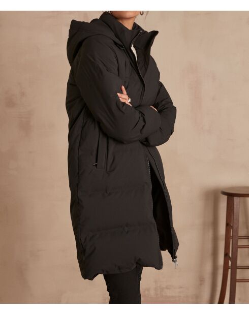 Schwarze Daunenjacke Melissa