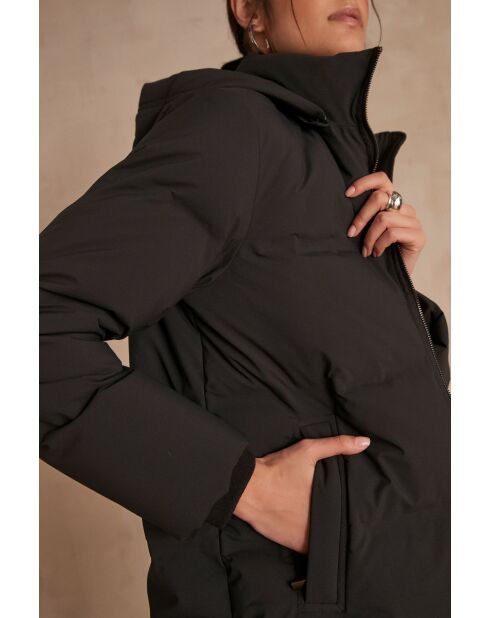 Schwarze Daunenjacke Melissa