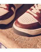 Sneakers Lucas in pelle bordeaux