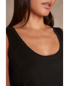 Lilou bis schwarzes Strick-Tanktop