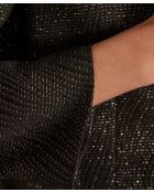 Schwarzer Jacquard-Bolero Neil