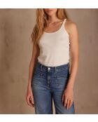 Cremefarbenes Tanktop Devon