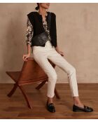 Sultan slim 7/8 ecru broek