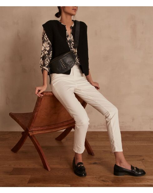 Sultan slim 7/8 ecru broek