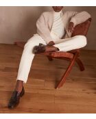 Pantaloni Feliz in velluto crema