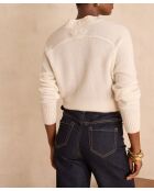 Ecrufarbener Pullover Bryton