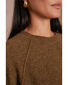 Olivgrüner Strickpullover Ary bis