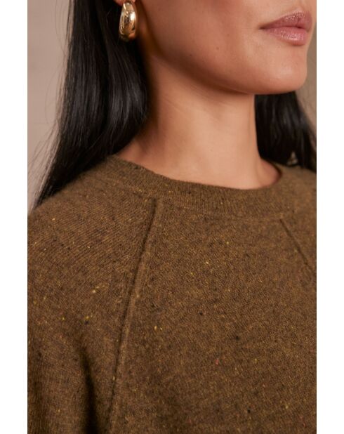 Olivgrüner Strickpullover Ary bis