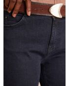 Donkergewassen slanke Lou-broek