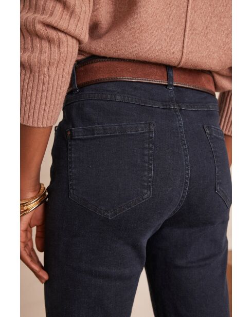 Donkergewassen slanke Lou-broek