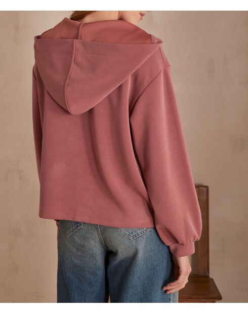 Sweatshirt van Cadix granaat