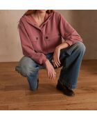 Sweatshirt van Cadix granaat