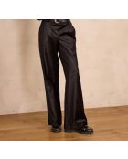 Schwarze Samthose Marta