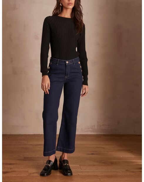 Pantalon denim Moss céladon