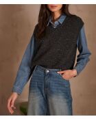 Pull Cybille anthracite