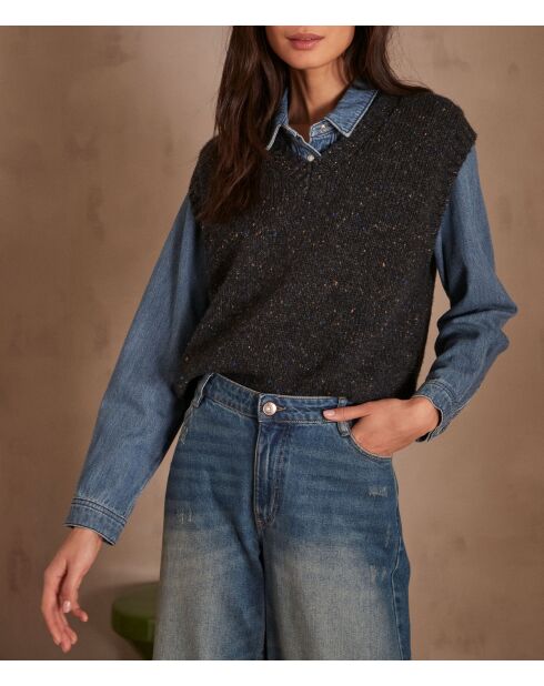 Pull Cybille anthracite