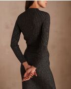 Cecilia schwarzer Pullover