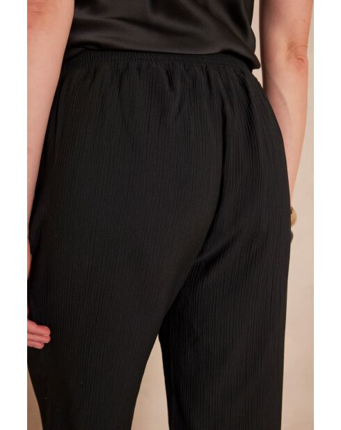 Leana zwarte soepele broek