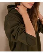 Sweat-shirt Freja kaki
