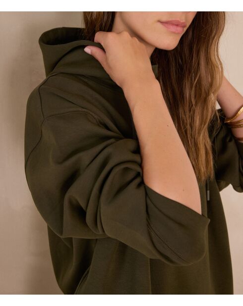 Sweat-shirt Freja kaki