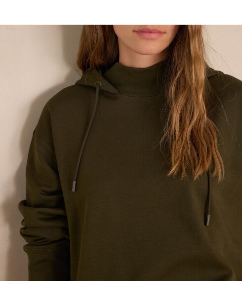 Sweat-shirt Freja kaki