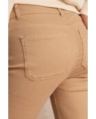 Beige overgeverfde broek Patience