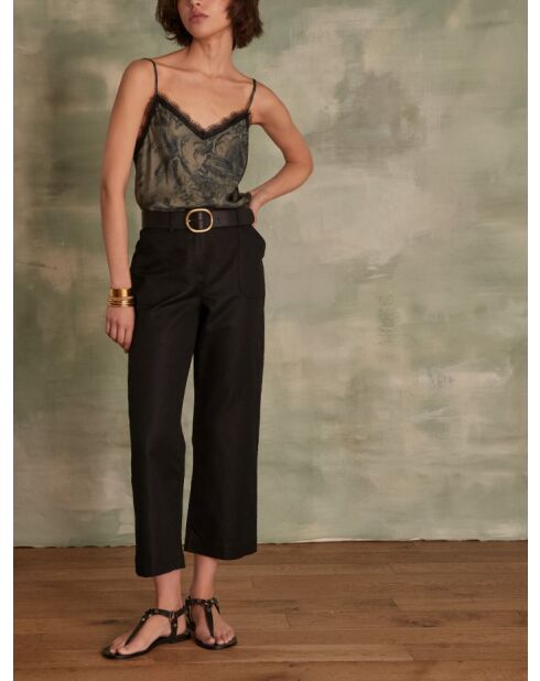 Selyna schlichte schwarze Hose