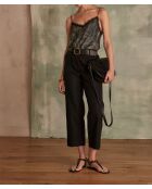 Selyna schlichte schwarze Hose