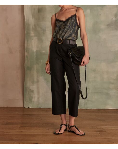 Selyna schlichte schwarze Hose