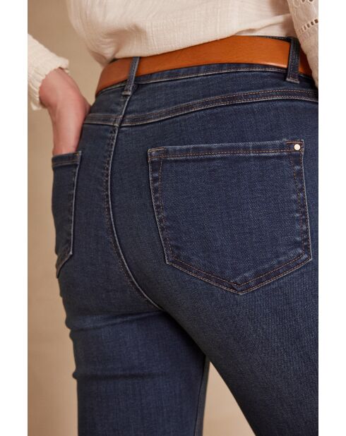 Dunkelblaue Astrid Bootcut-Hose