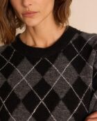 Schwarzer Boniface Pullover