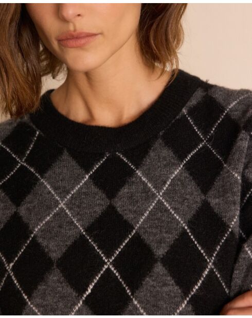 Schwarzer Boniface Pullover