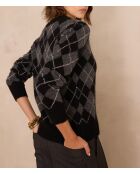 Schwarzer Boniface Pullover