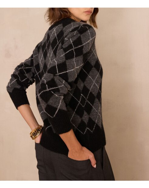 Schwarzer Boniface Pullover
