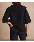 Marineblauer Strickpullover Lewis
