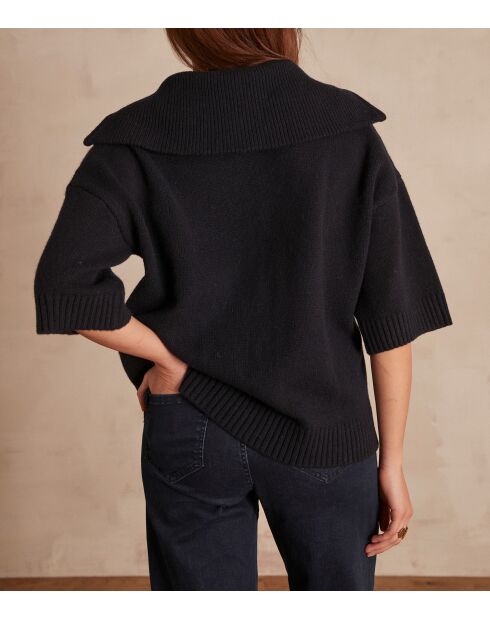 Marineblauer Strickpullover Lewis