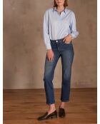 Gerade Hose Lilou in dunklem Indigoblau