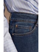 Gerade Hose Lilou in dunklem Indigoblau