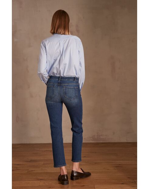 Gerade Hose Lilou in dunklem Indigoblau